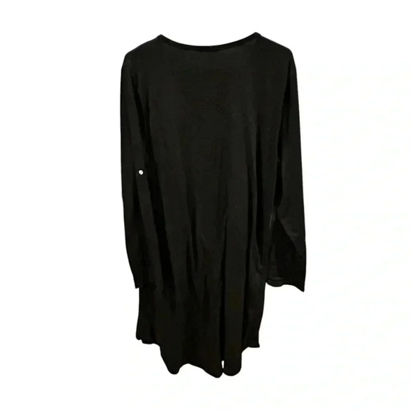 Made in Italy Black multi layer dress size L - Picture 5 of 11